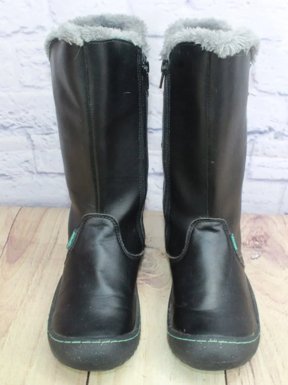 Jambu KD Azami Unisex Kids Black Leather Outdoor Fashion Snow Boot Size 5 M